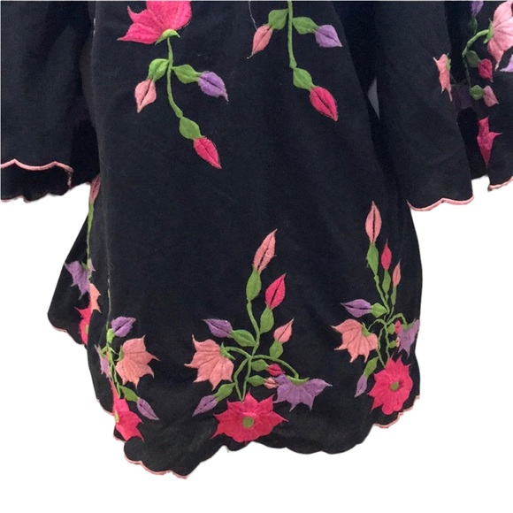60's Floral Embroidered Tunic - Picture 3 of 6